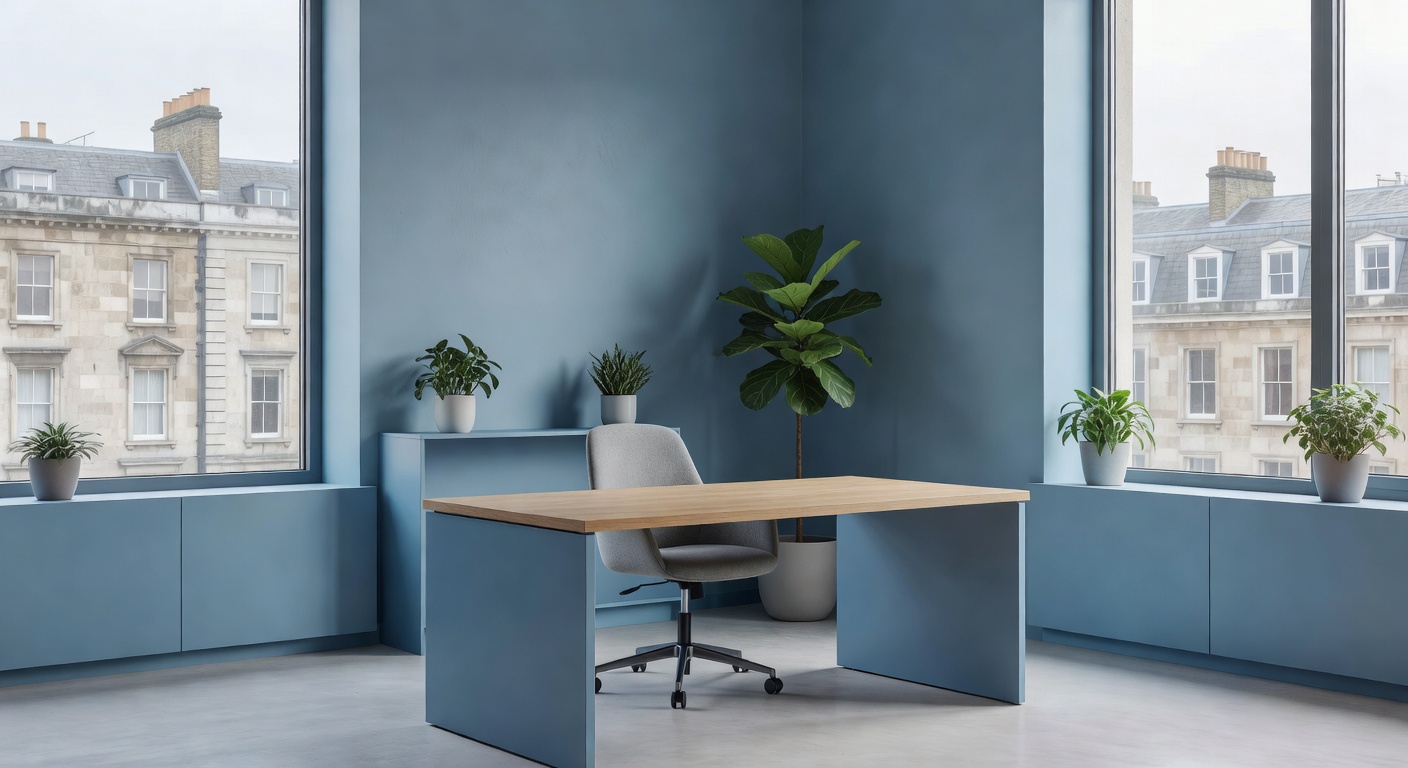 Clarendon Advisory's minimal, professional office interior