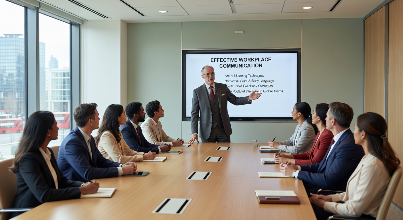 Clarendon Advisory consultant presenting at a leadership workshop